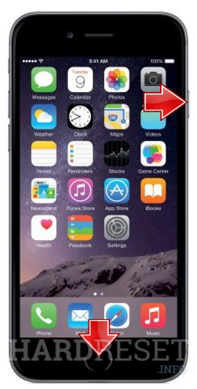 Hard reset iphone 6 to factory settings